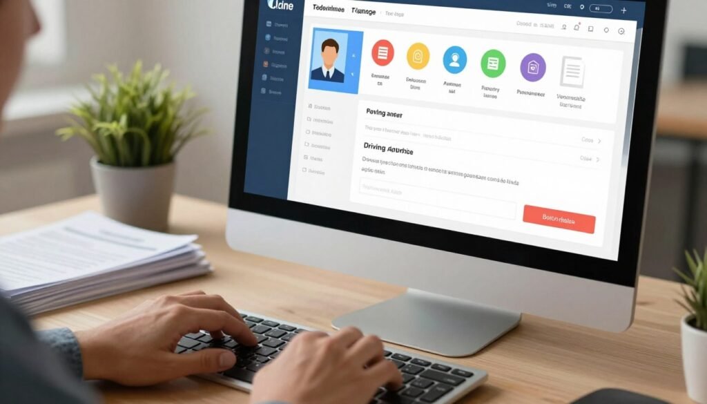 online driving licence application online driving licence application